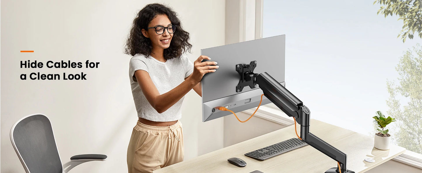 Adjustable Single Desk Mount