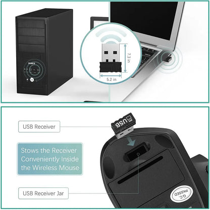 Wrist-Relief Wireless Mouse