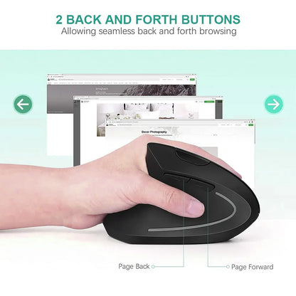 Wrist-Relief Wireless Mouse