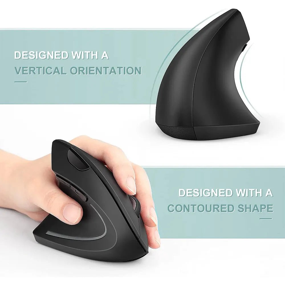 Wrist-Relief Wireless Mouse